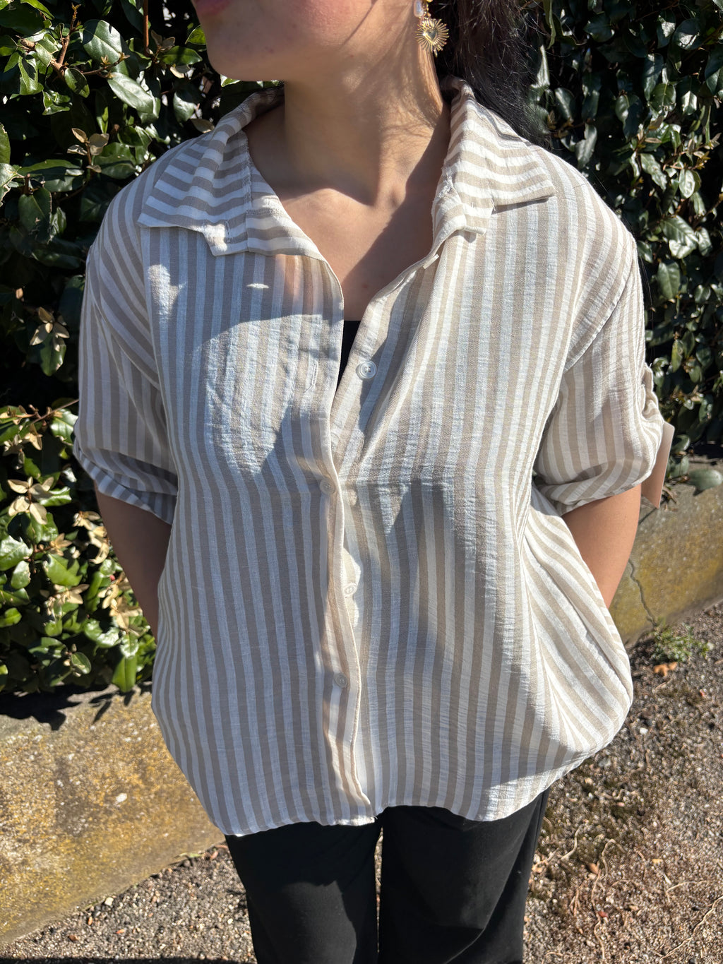 Chemise Louise Beige