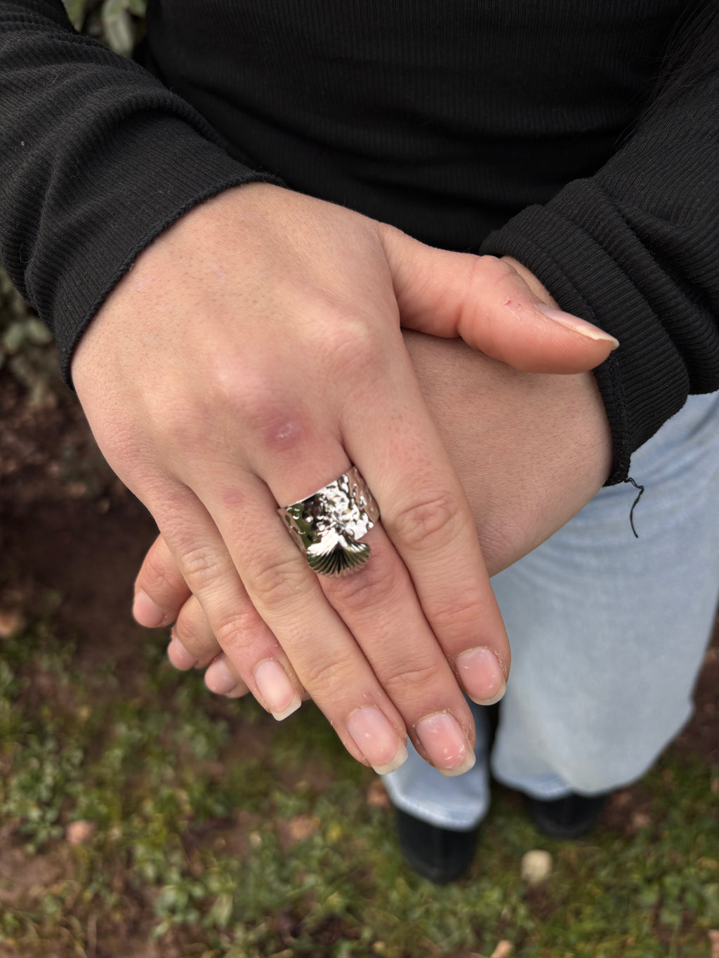 Bague Calypsa argentée