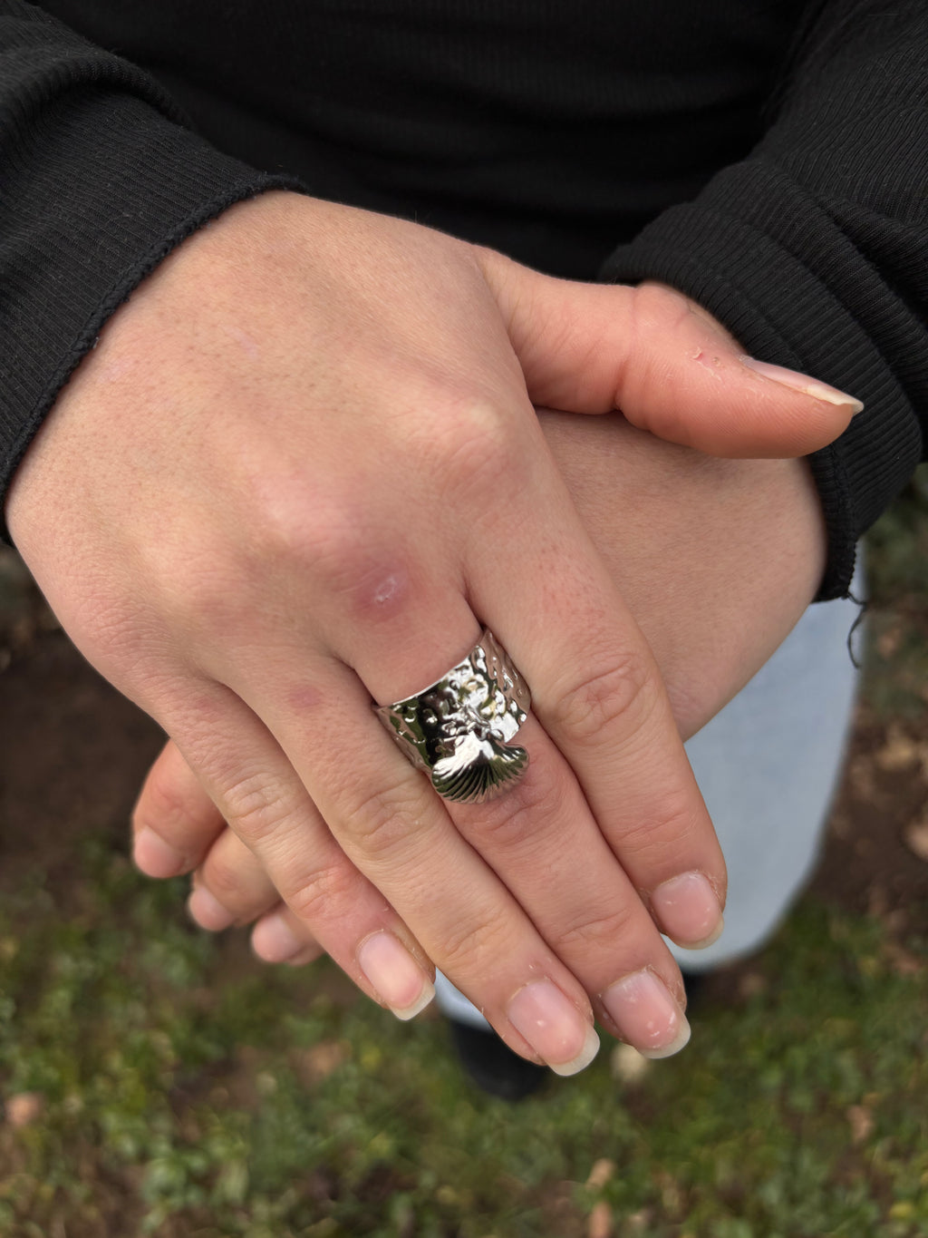 Bague Calypsa argentée