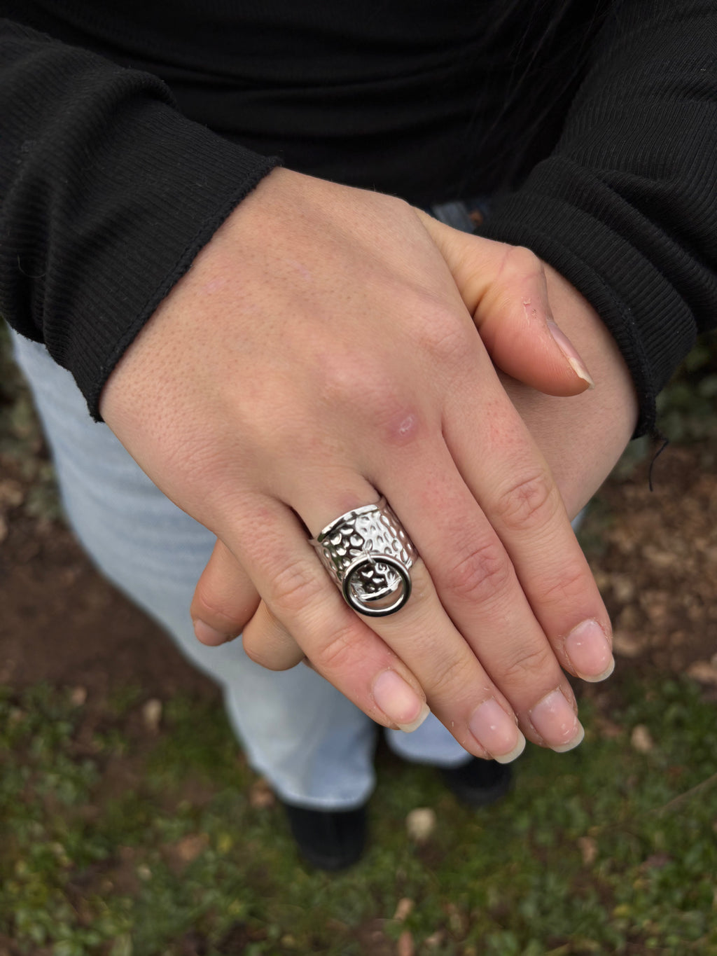 Bague Oria argentée