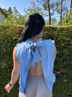 Top Leila Bleue