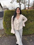 Blouse à pois