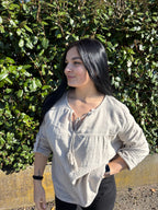 Blouse Romane beige/grise
