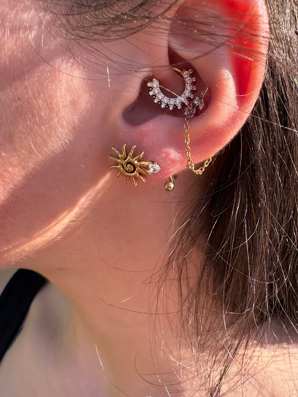 Boucles Soleil Dorées