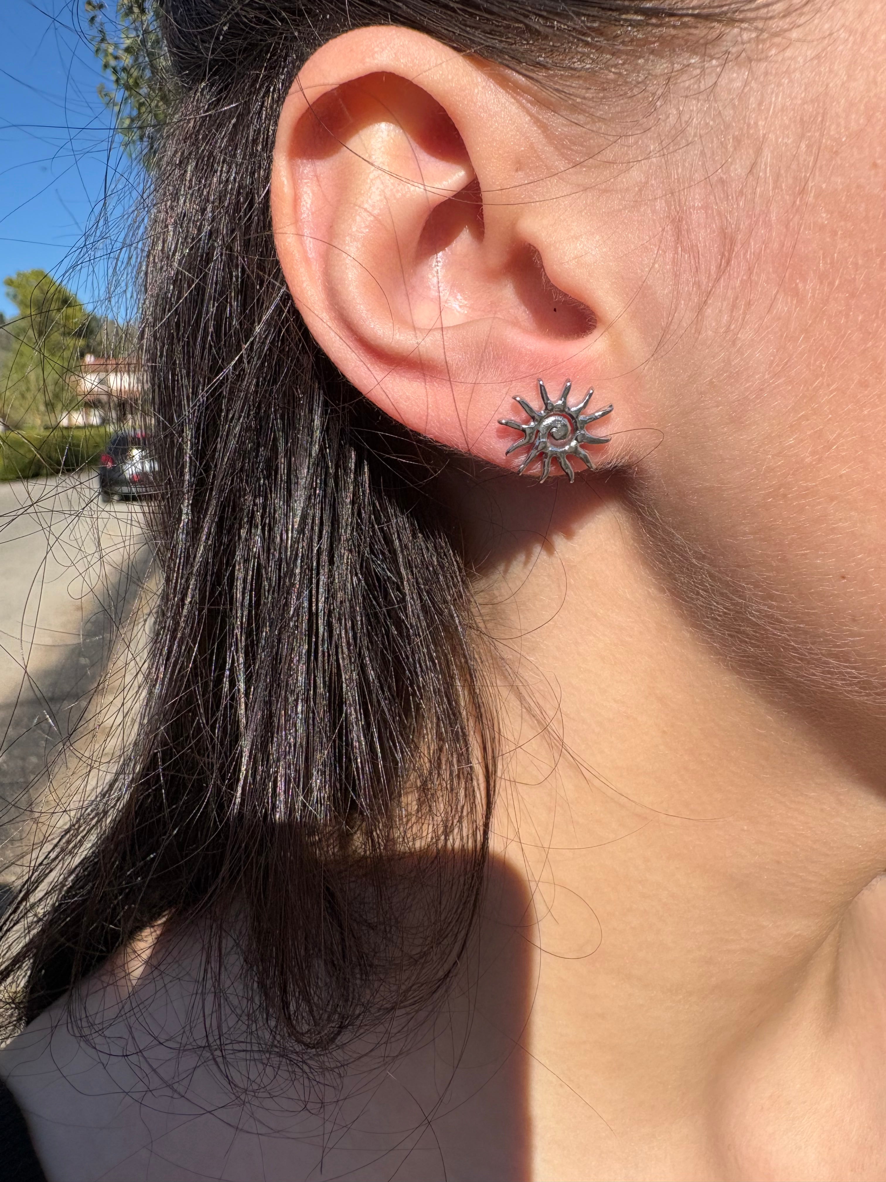 Boucles Soleil Argentées