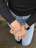 Bracelet coquillage doré