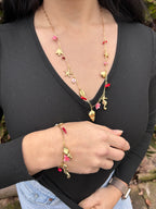 Bracelet coquillage doré