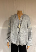 Cardigan Nina gris clair