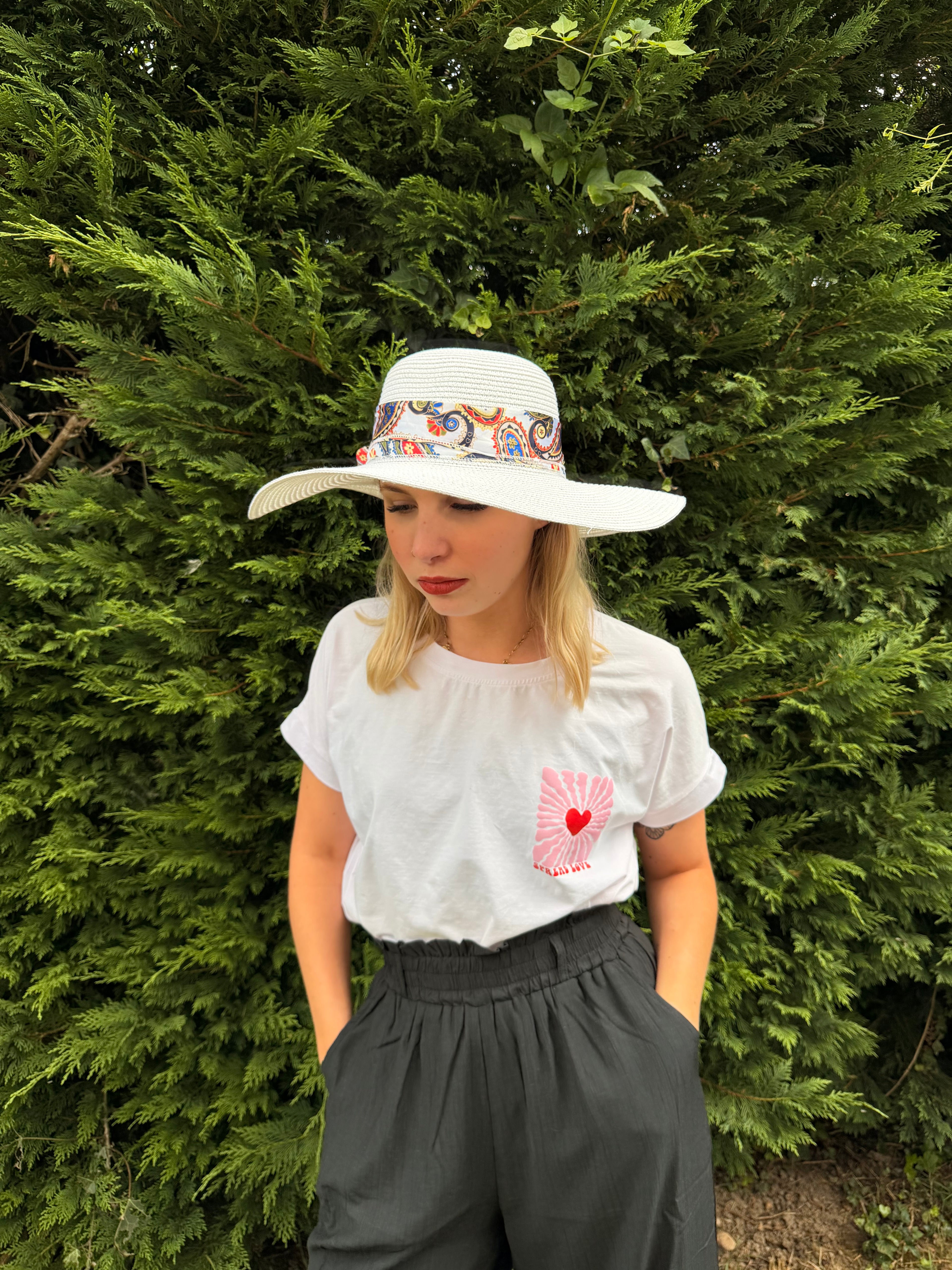 Chapeau Azure Blanc