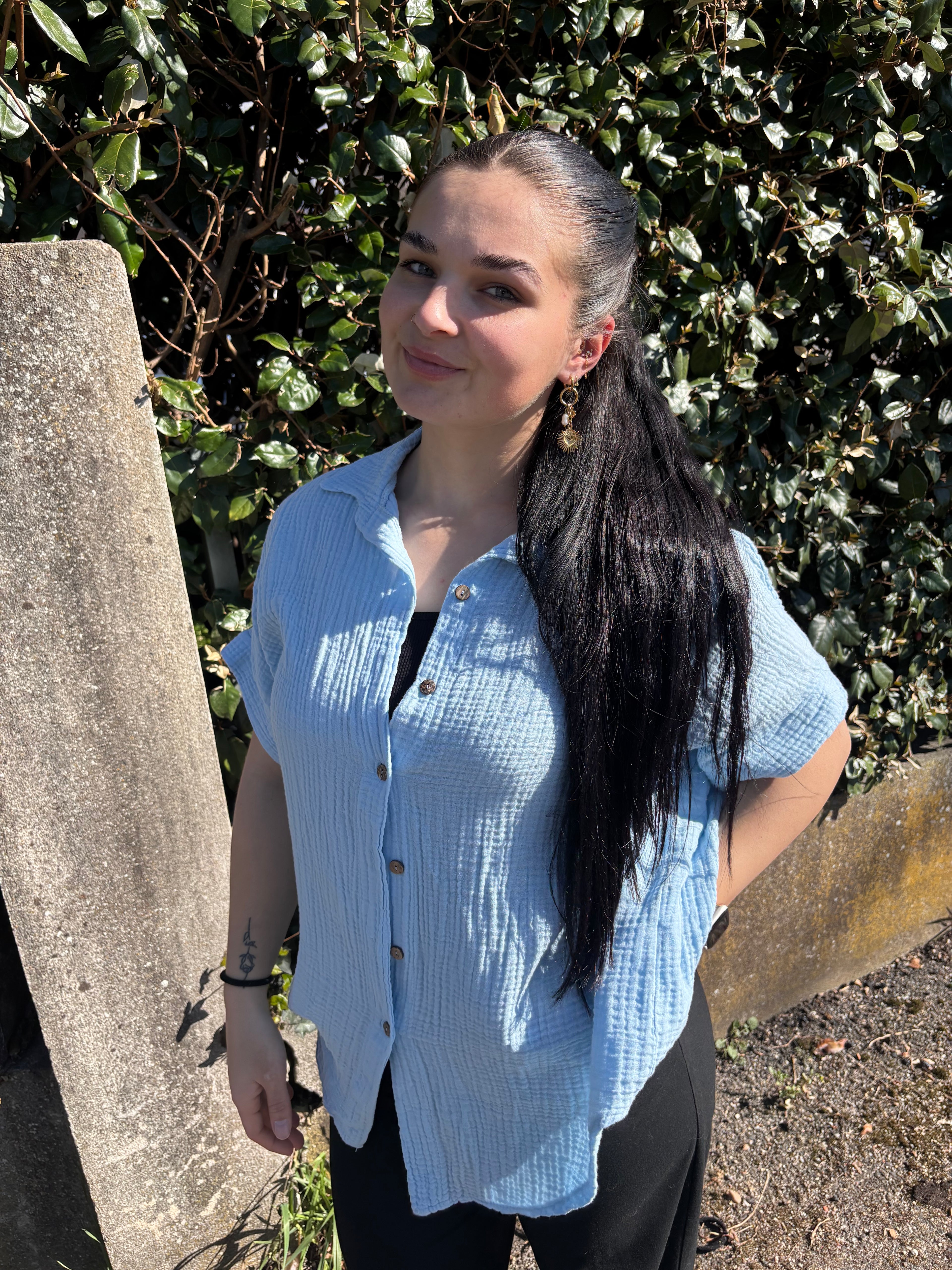 Chemise Morgane Bleue