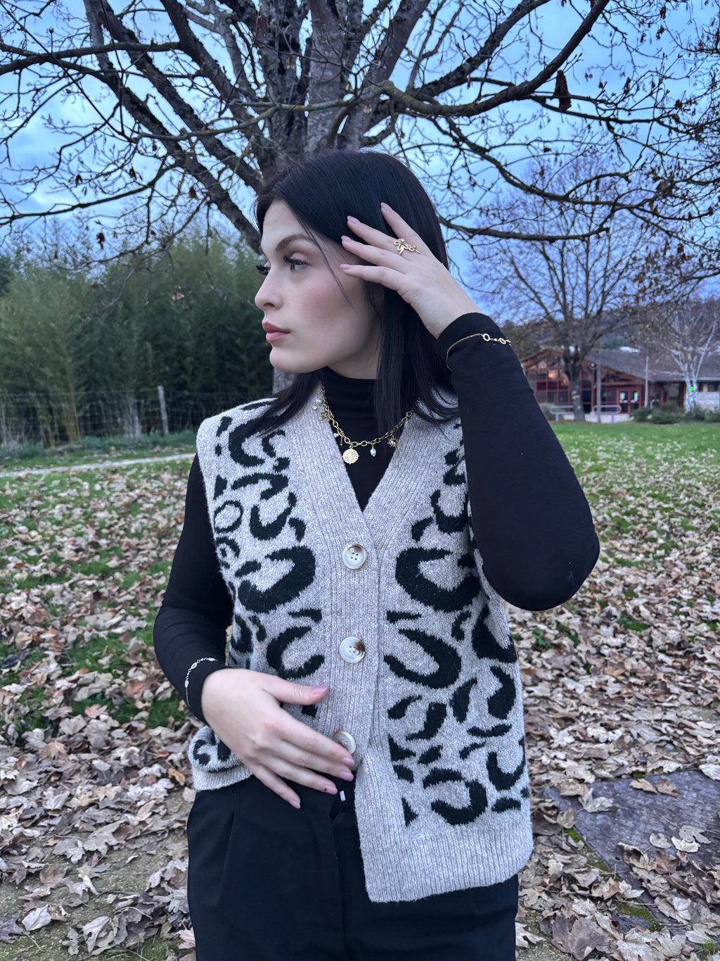 Collier Boussole doré