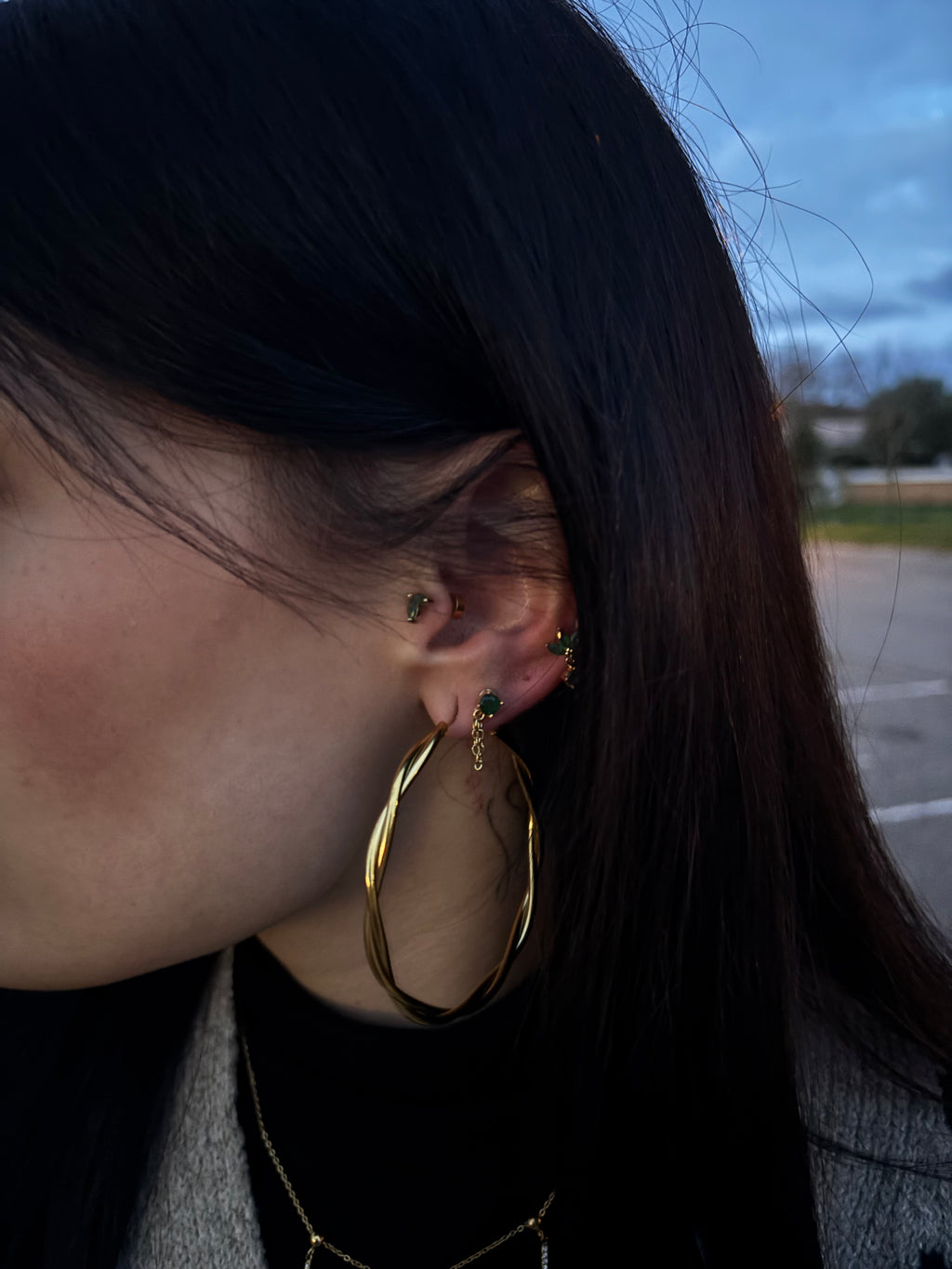 Créoles torsadées - Dorées