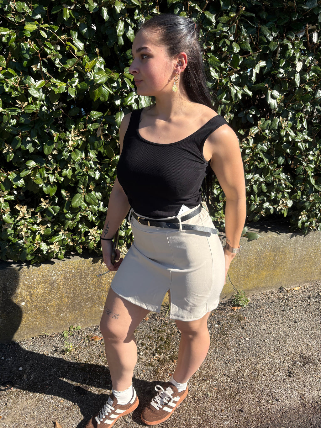 Jupe Short Emma Beige