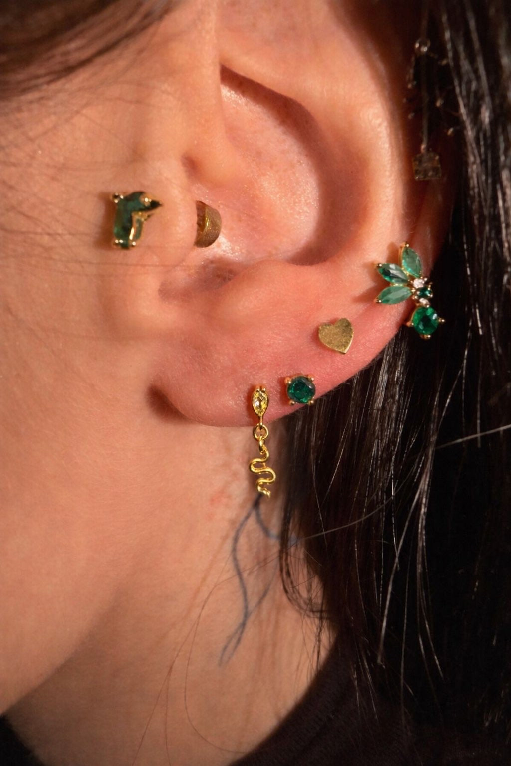 Piercing Serpent doré