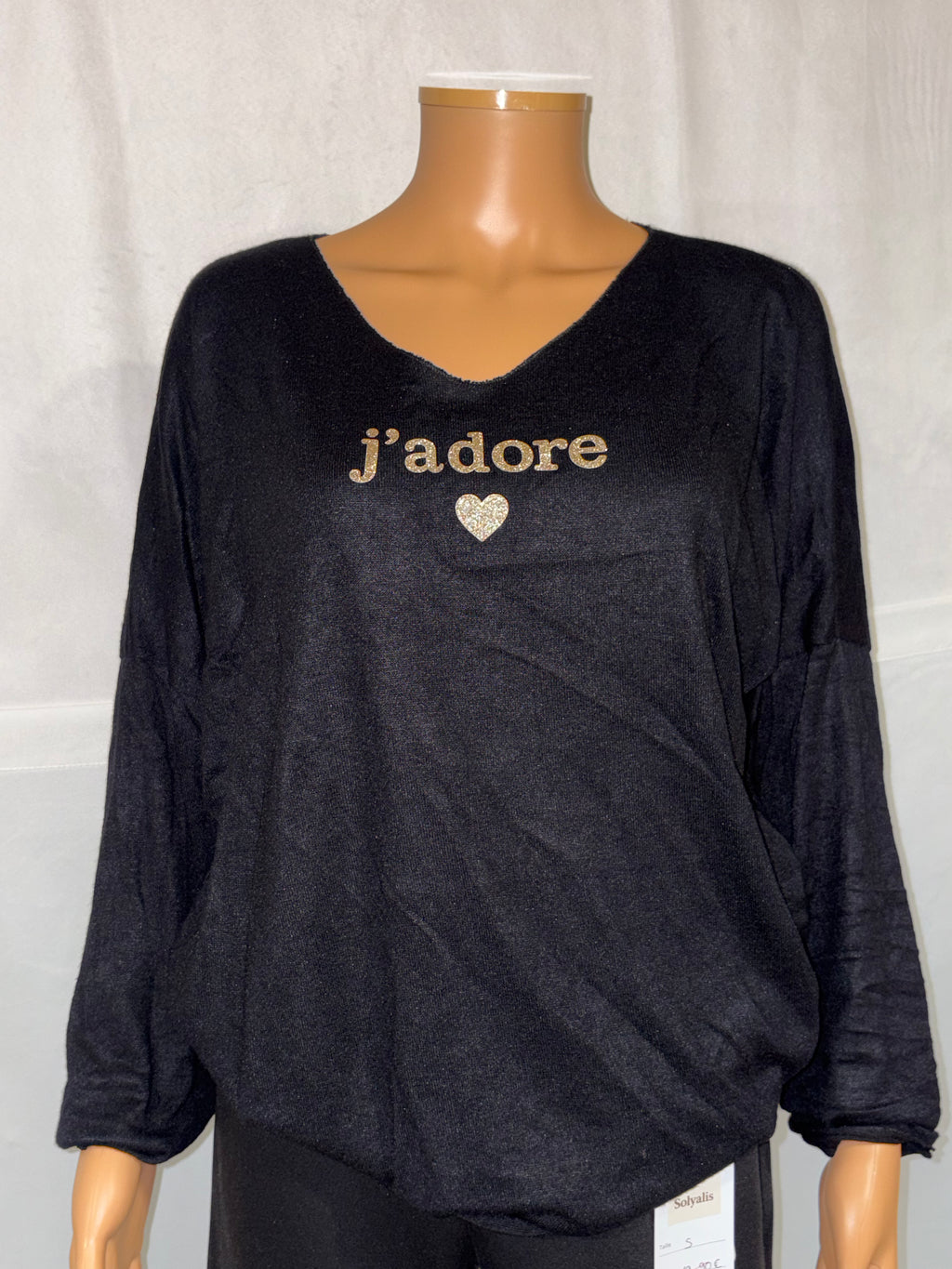 Pull J’adore Noir