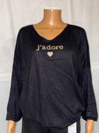 Pull J’adore Noir