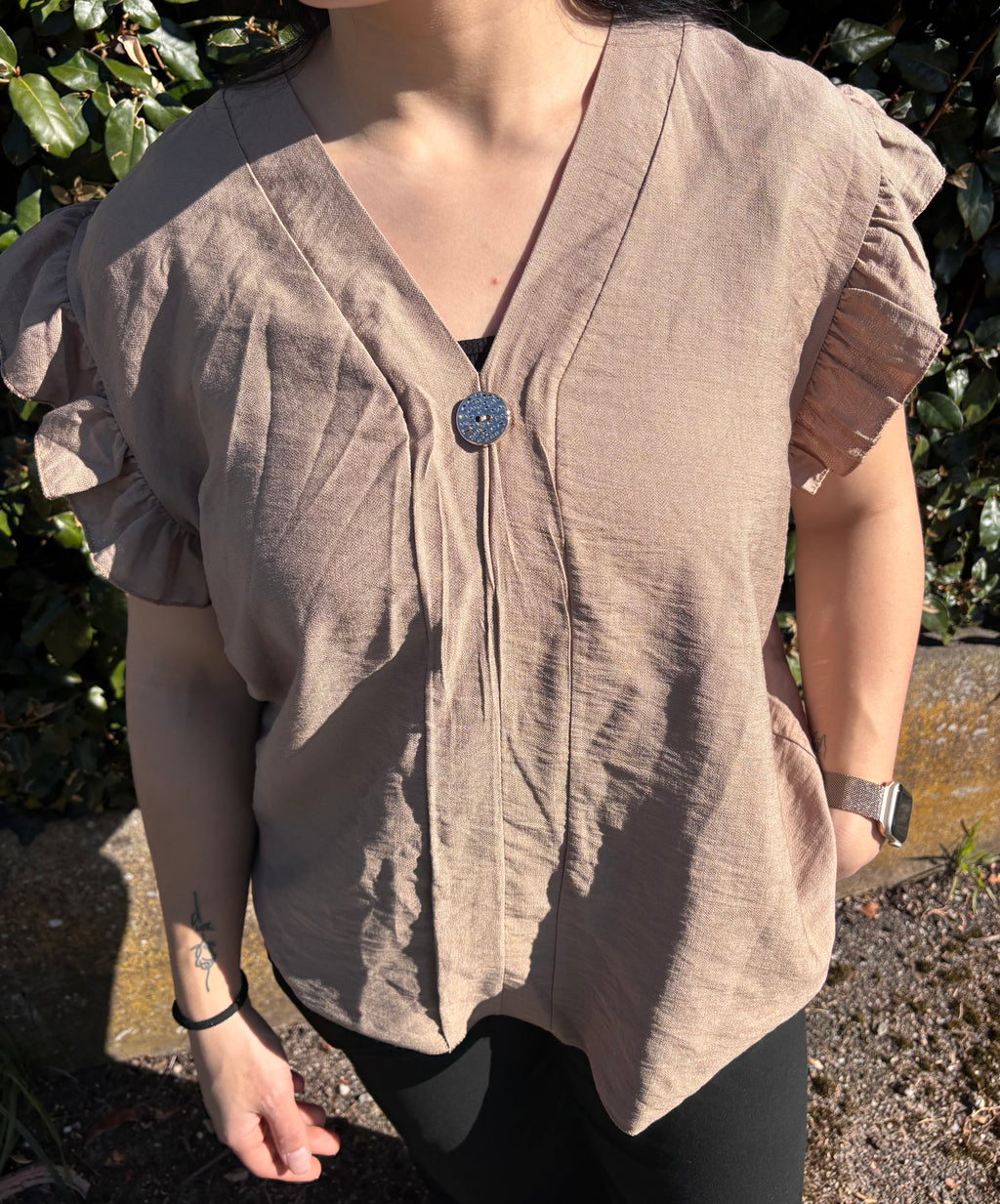 Tee-shirt Maelys Marron