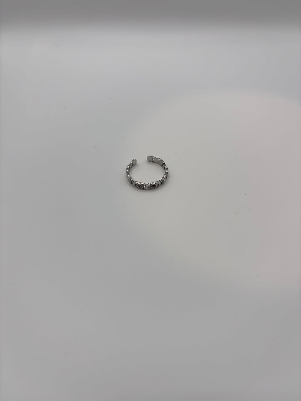 Bague Céleste - Argentée (soleil & strass)