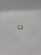 Bague Céleste - Dorée (soleil & strass)