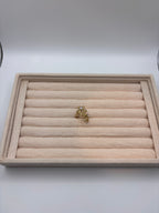 Bague Fleurs - Dorée (double)