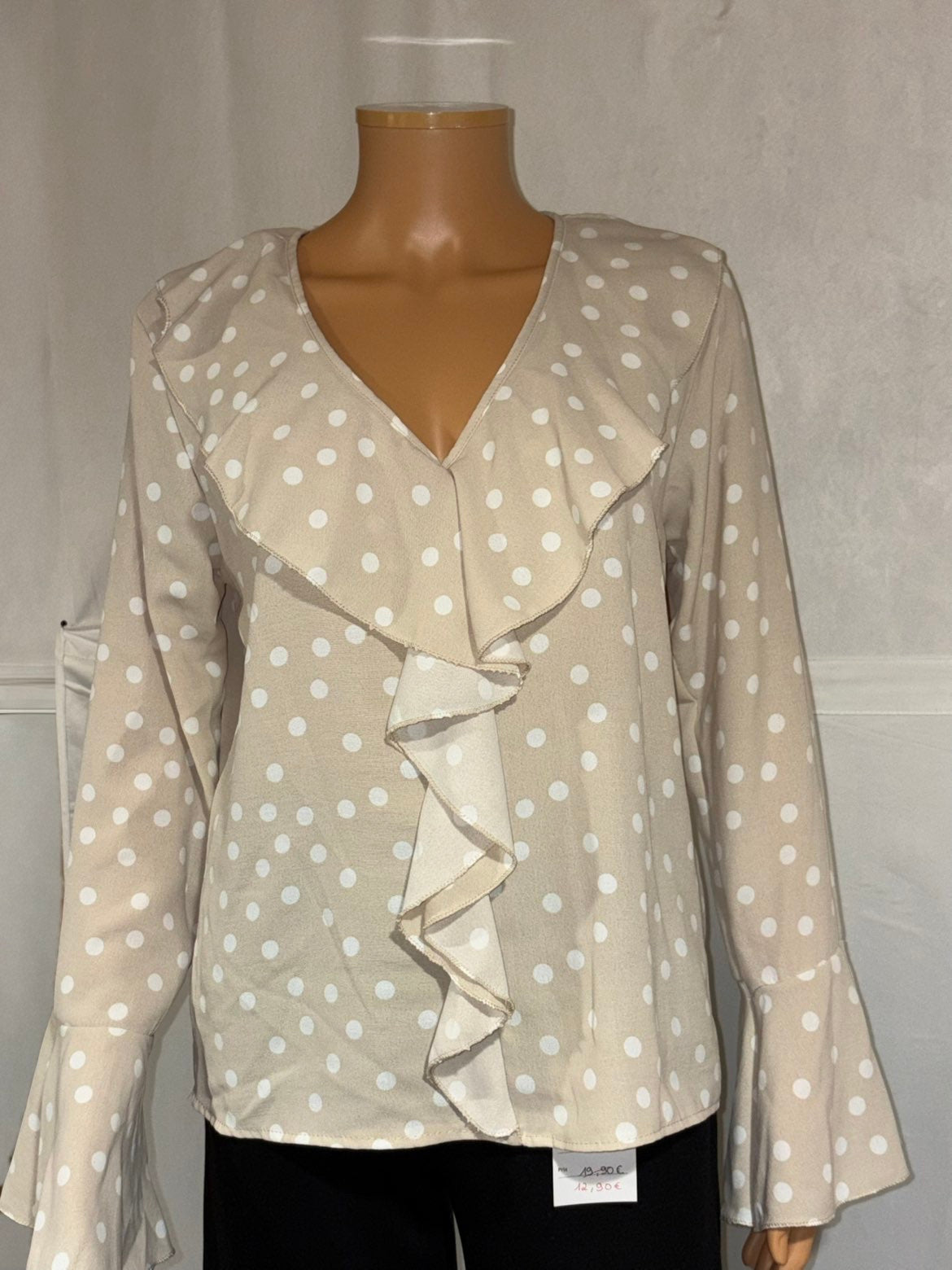 Blouse à pois