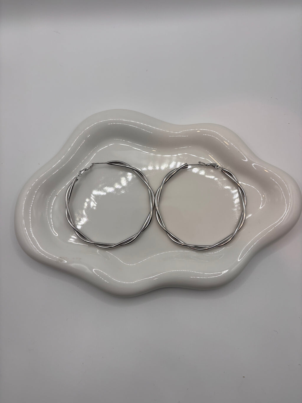 Créoles torsadées - Argentées