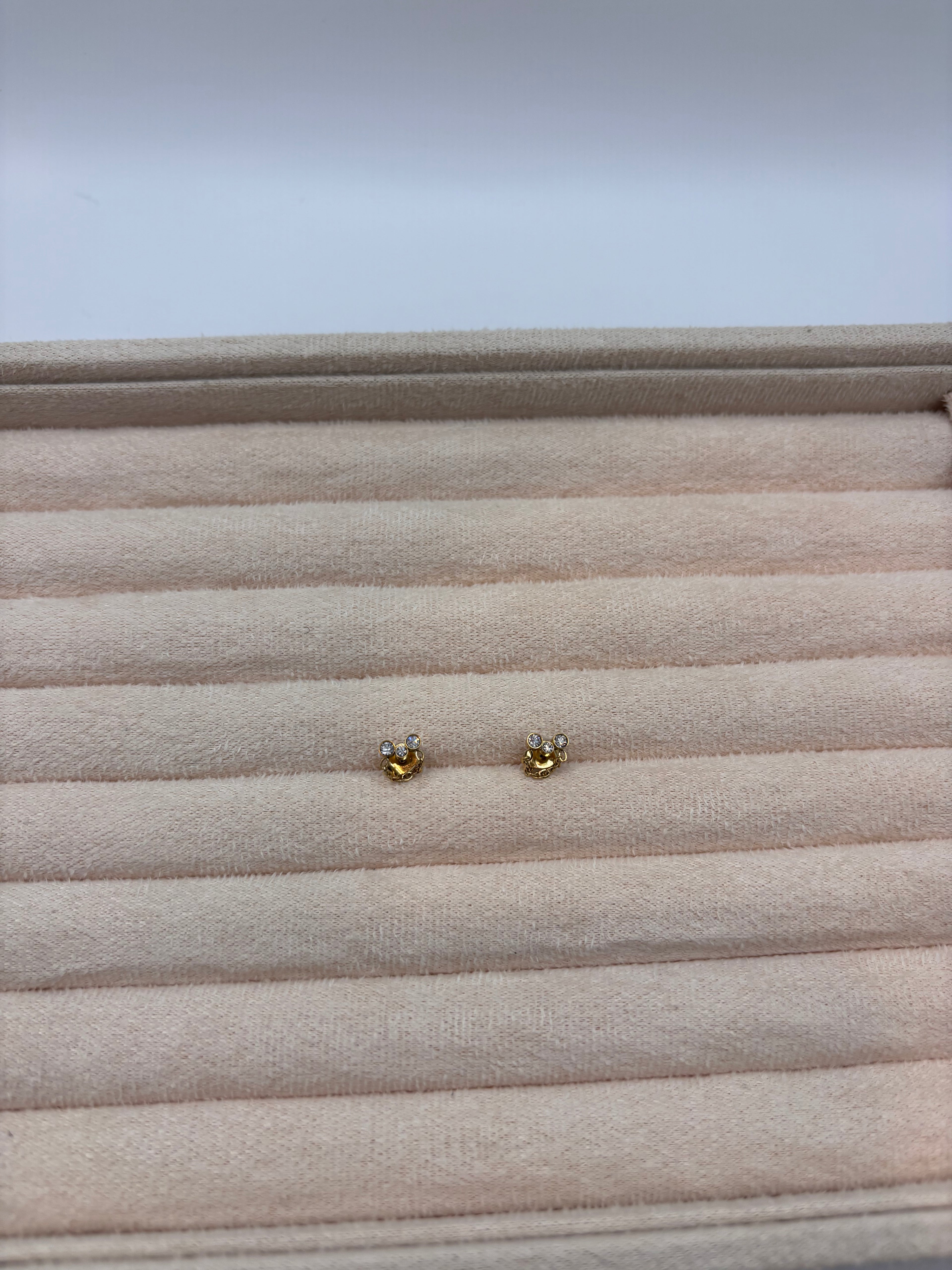 Boucles Nova - Chaînette & 3 strass