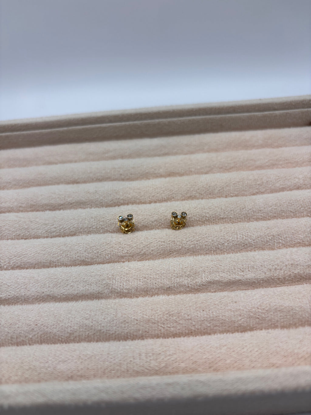 Boucles Nova - Chaînette & 3 strass