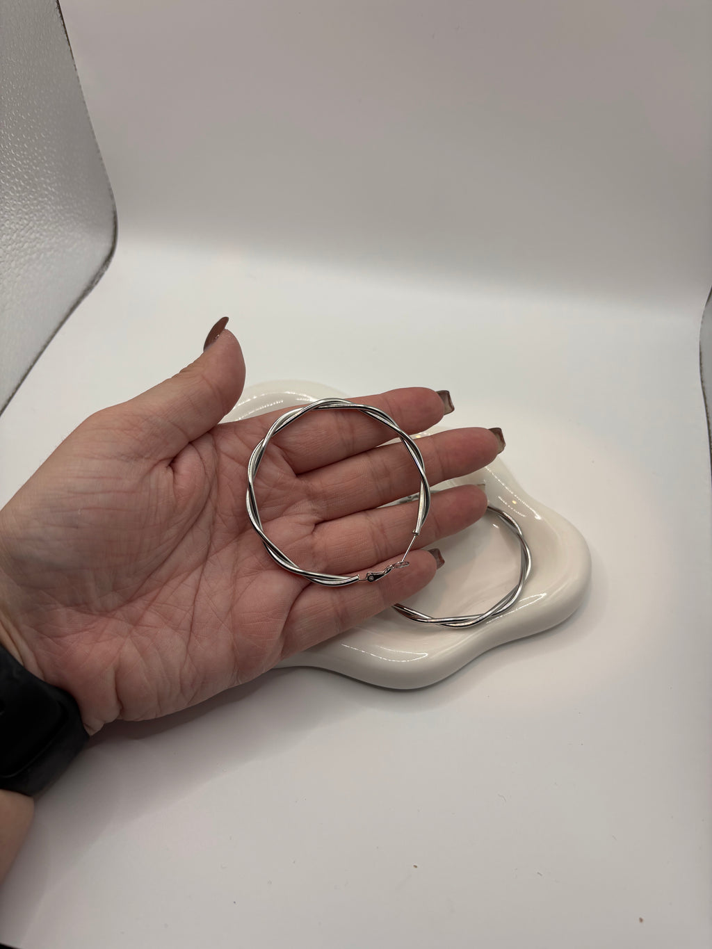 Créoles torsadées - Argentées