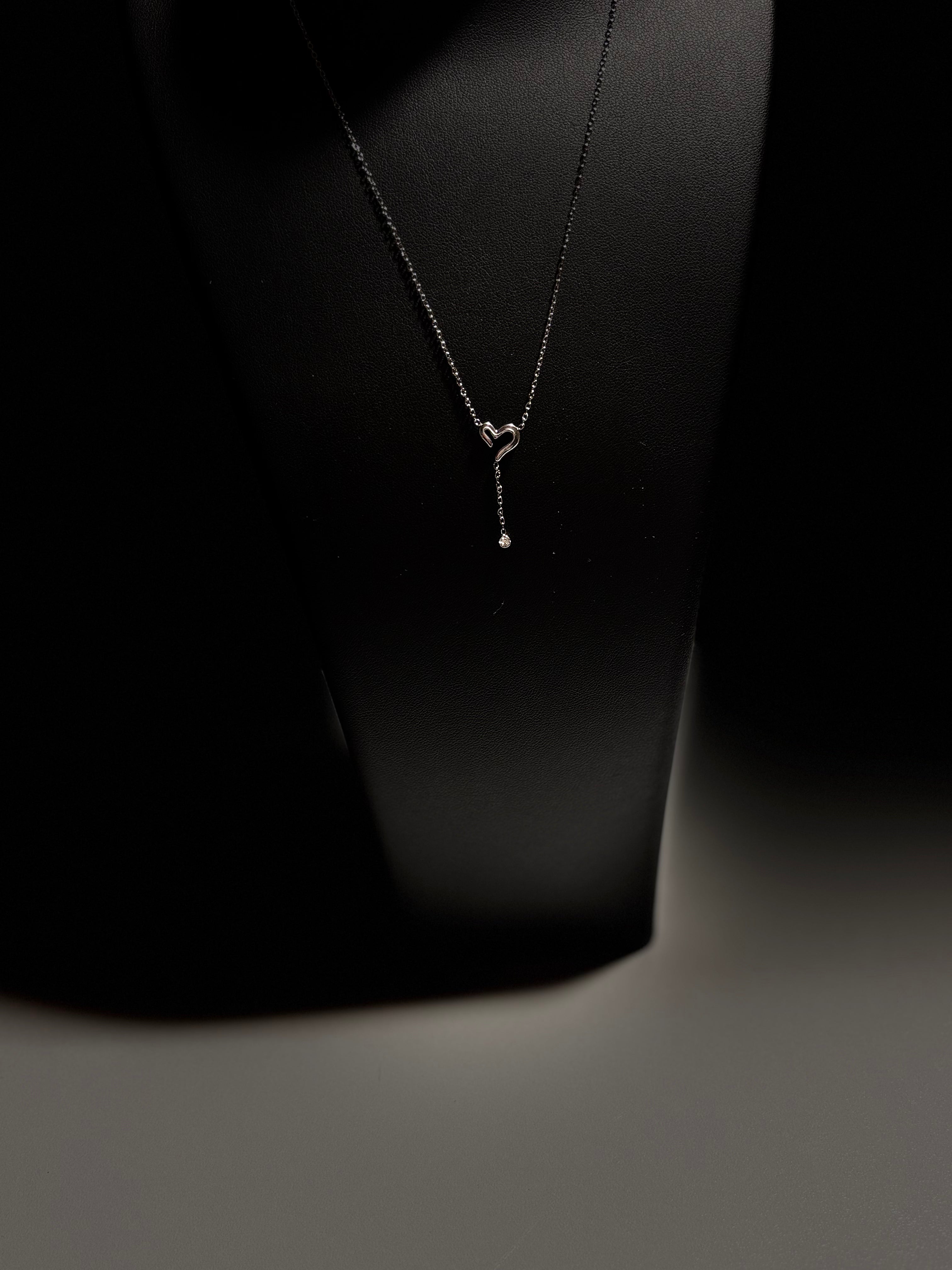 Collier Cœur - Argenté