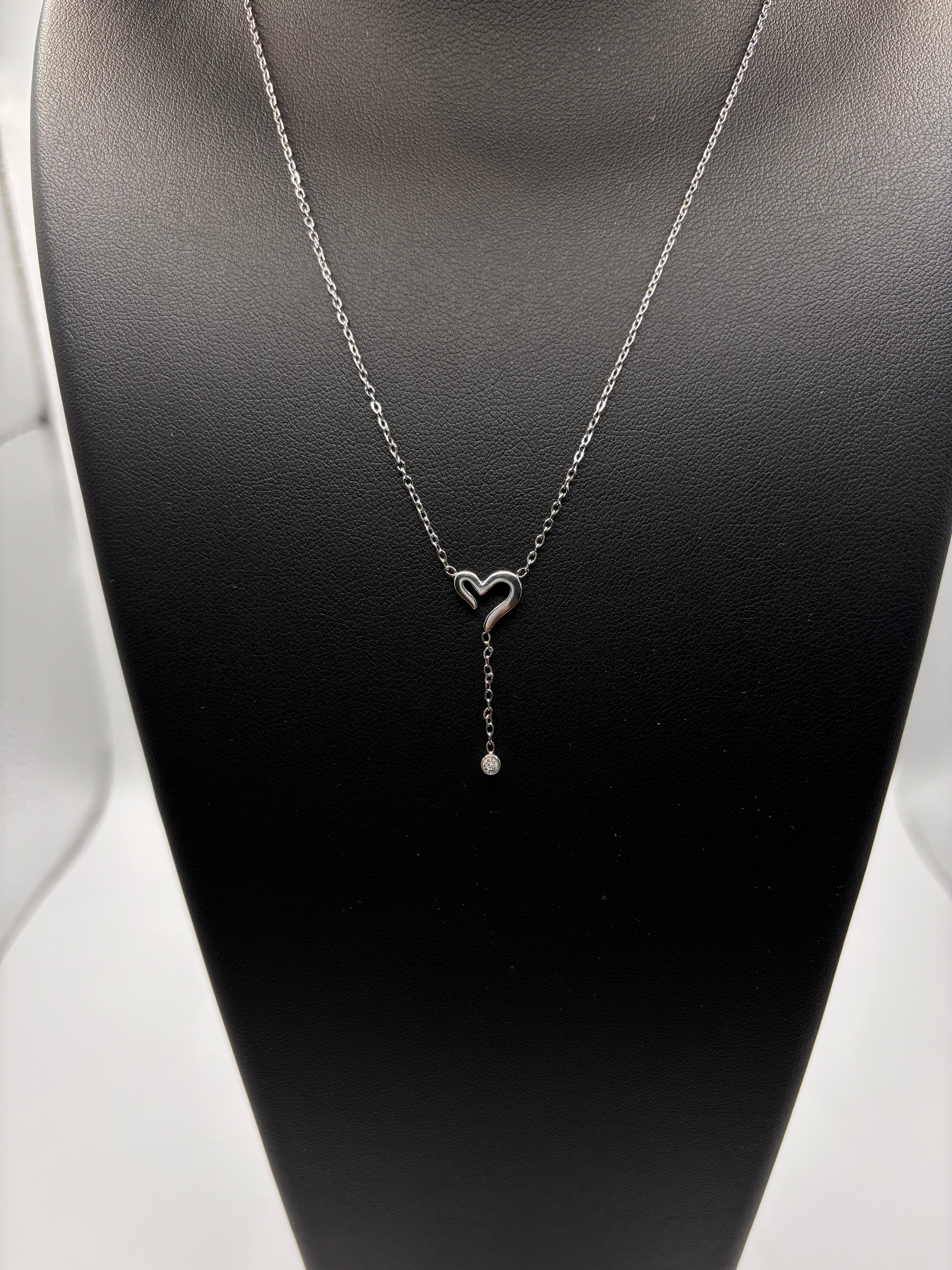 Collier Cœur - Argenté