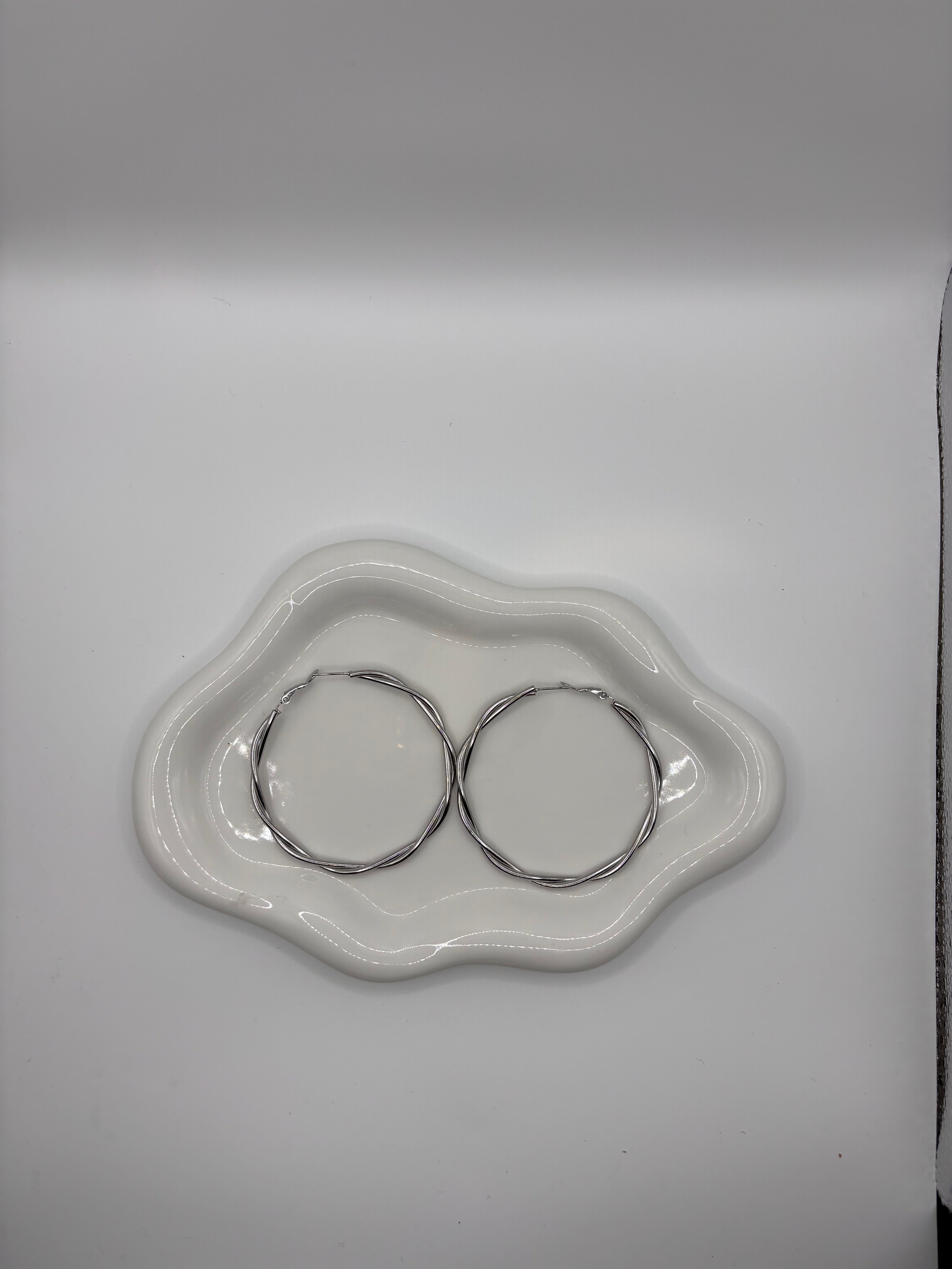 Créoles torsadées - Argentées