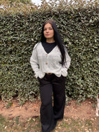 Gilet Mia – boutons dorés (Taille unique)