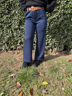 Pantalon Jade – marine fluide (S à XL)