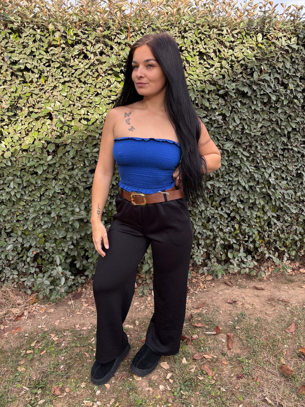 Pantalon Jade – noir fluide (S à XL)