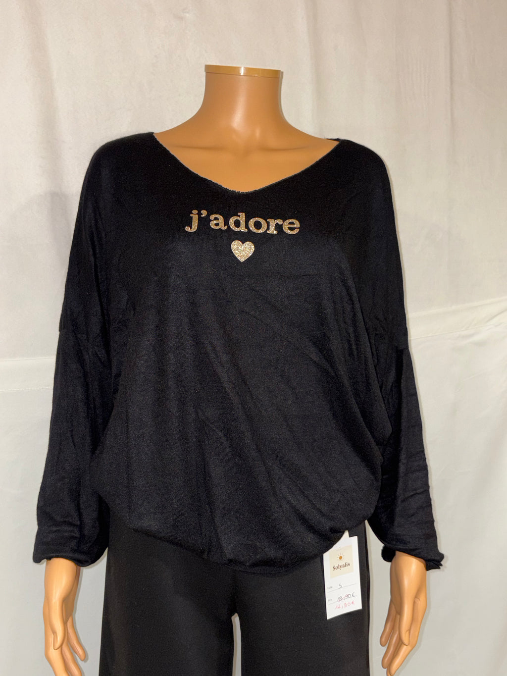 Pull J’adore Noir