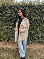 Surchemise Léa – effet laine bouclée (Taille unique)